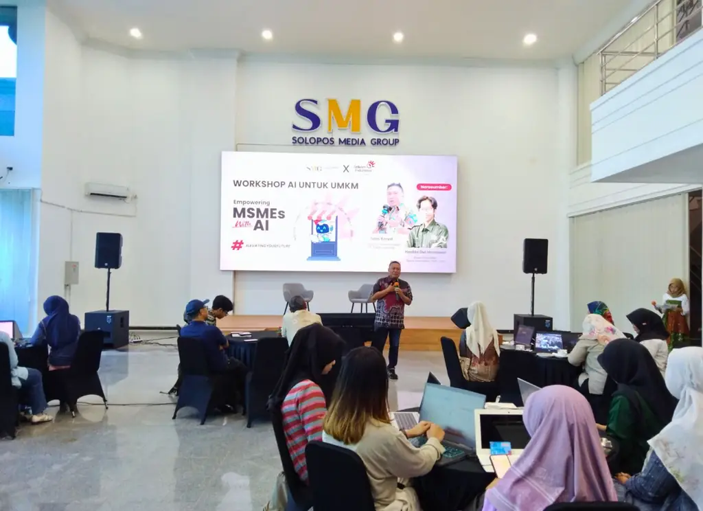 Telkom Ajak Pelaku UMKM Solo Cerdas Manfaatkan AI